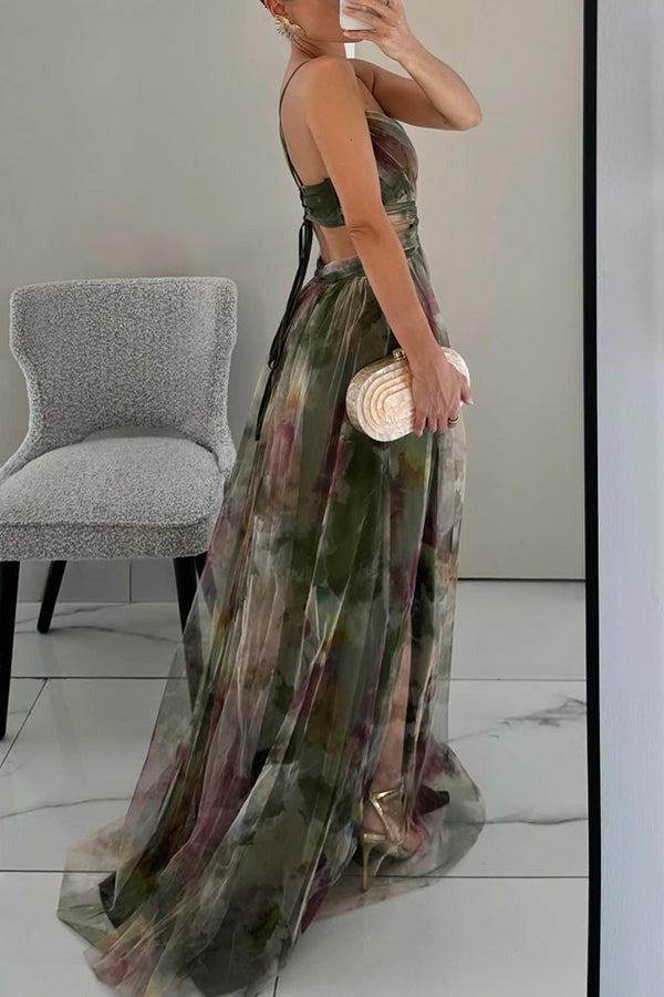 Sukienka Maxi w Kwiaty – Długa Letnia Sukienka Damska