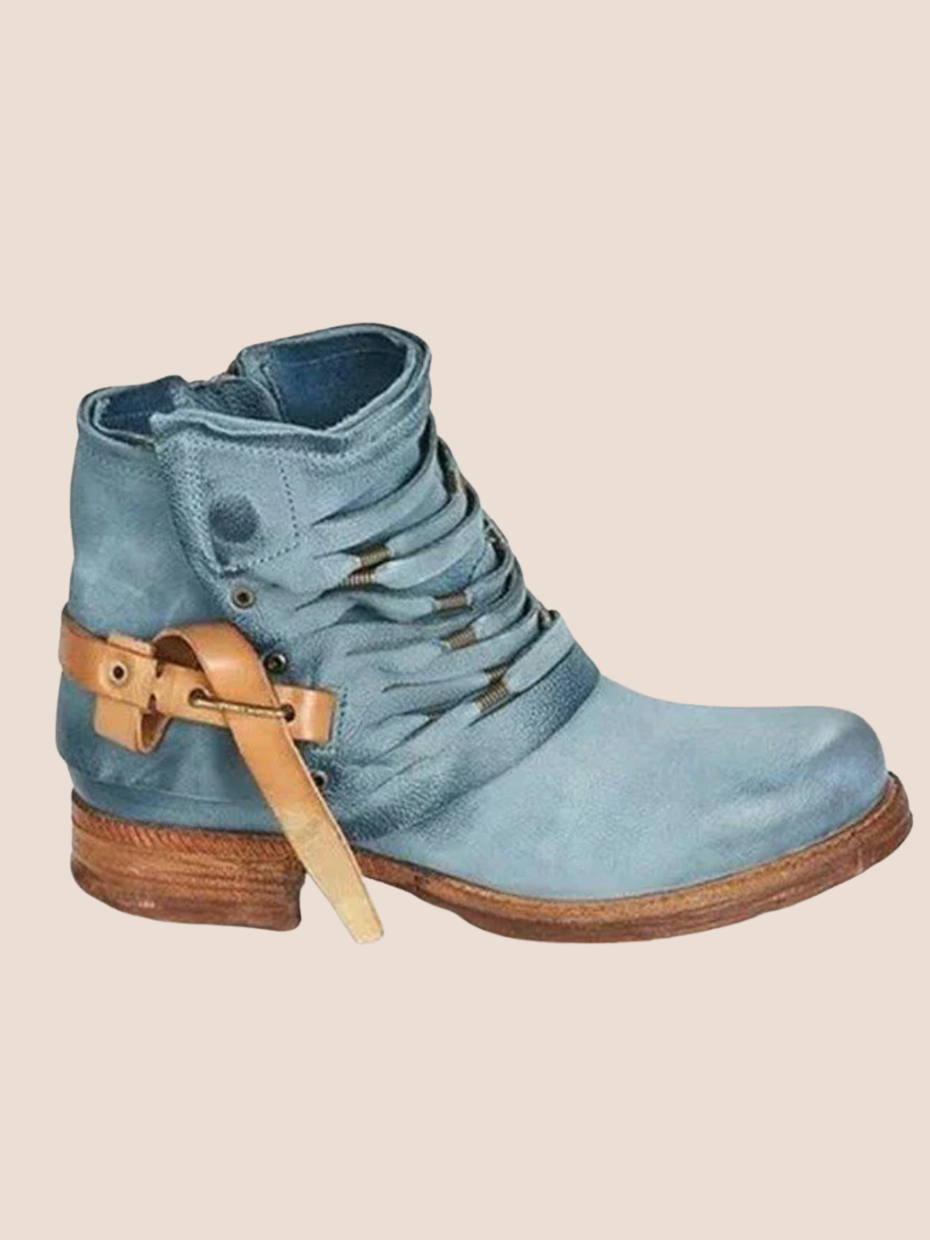 Stylowe botki damskie z wiązaniem