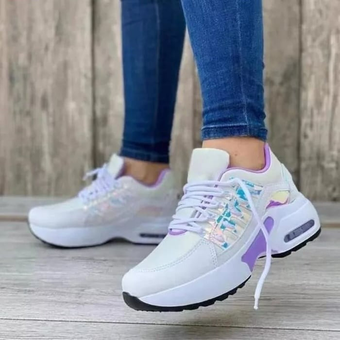 Lekkie Sneakersy na Platformie – Sportowe Półbuty Codzienne