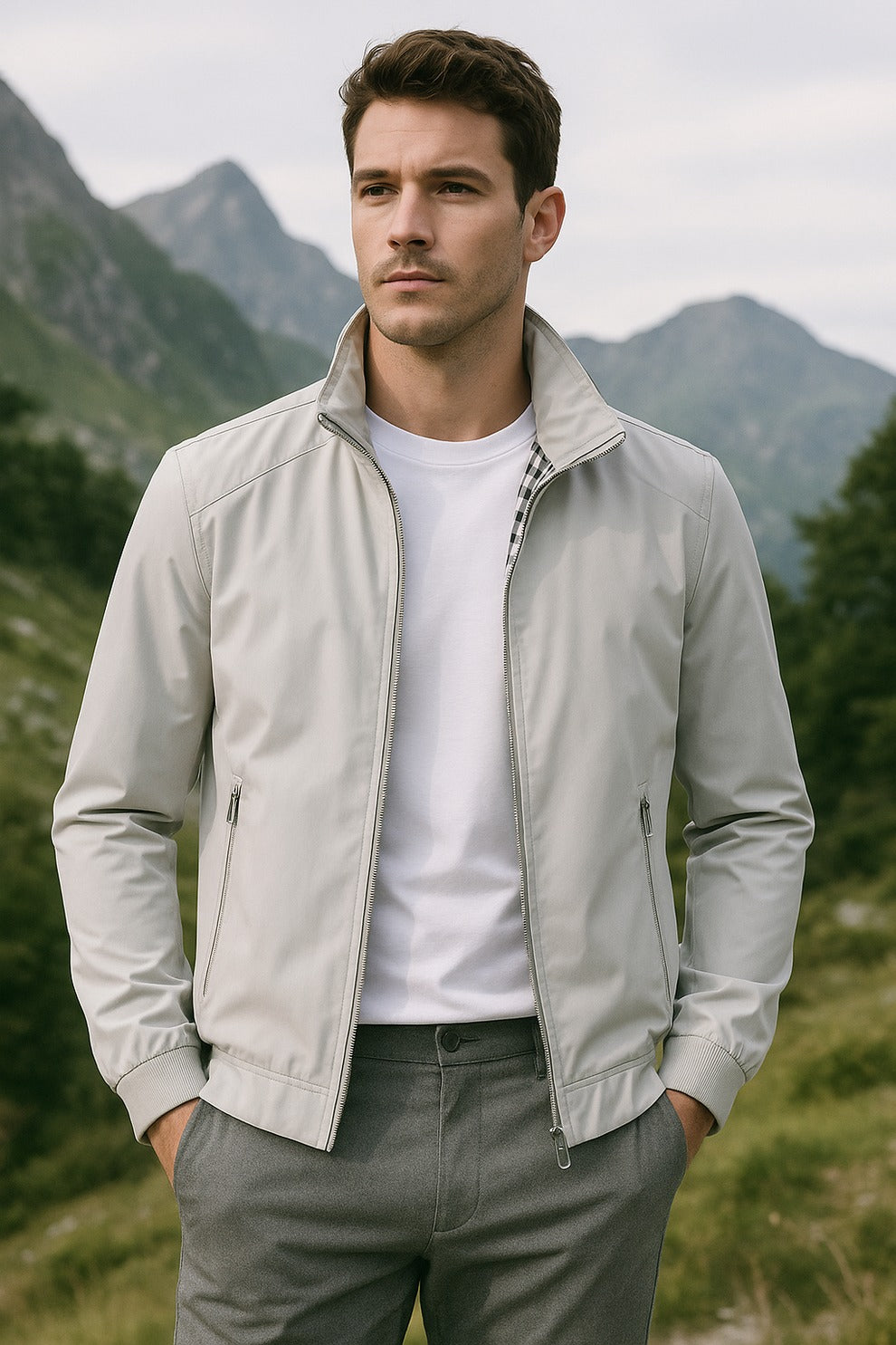 Lekka Kurtka Męska Wiosenno-Letnia – Stylowa Kurtka Casual
