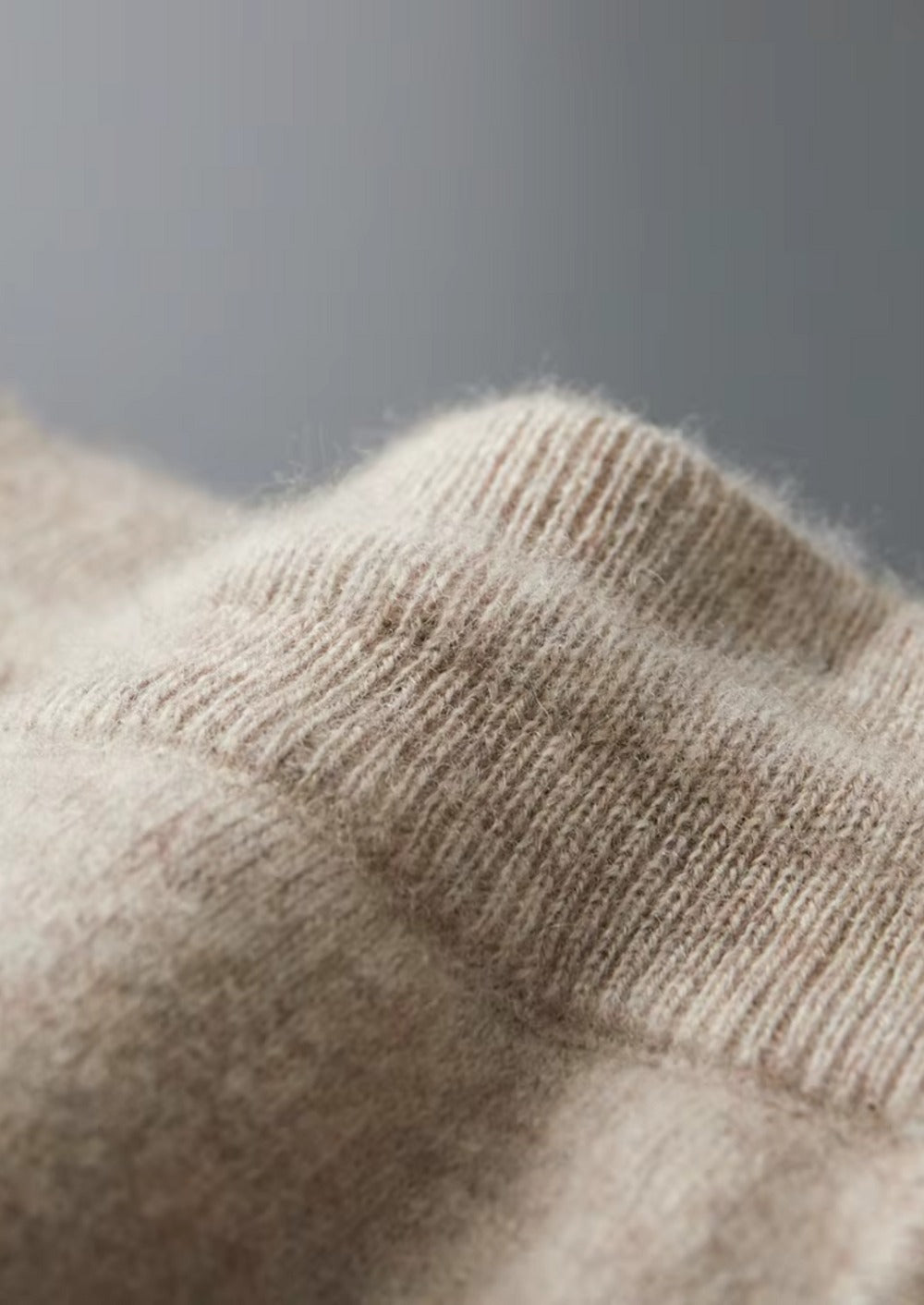 Komplet Dzianinowy Męski – Bluza Rozpinana i Dopasowane Spodnie