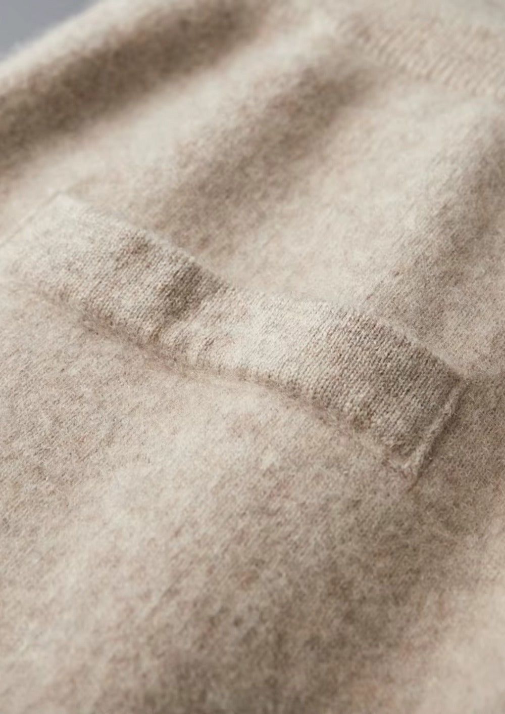 Komplet Dzianinowy Męski – Bluza Rozpinana i Dopasowane Spodnie