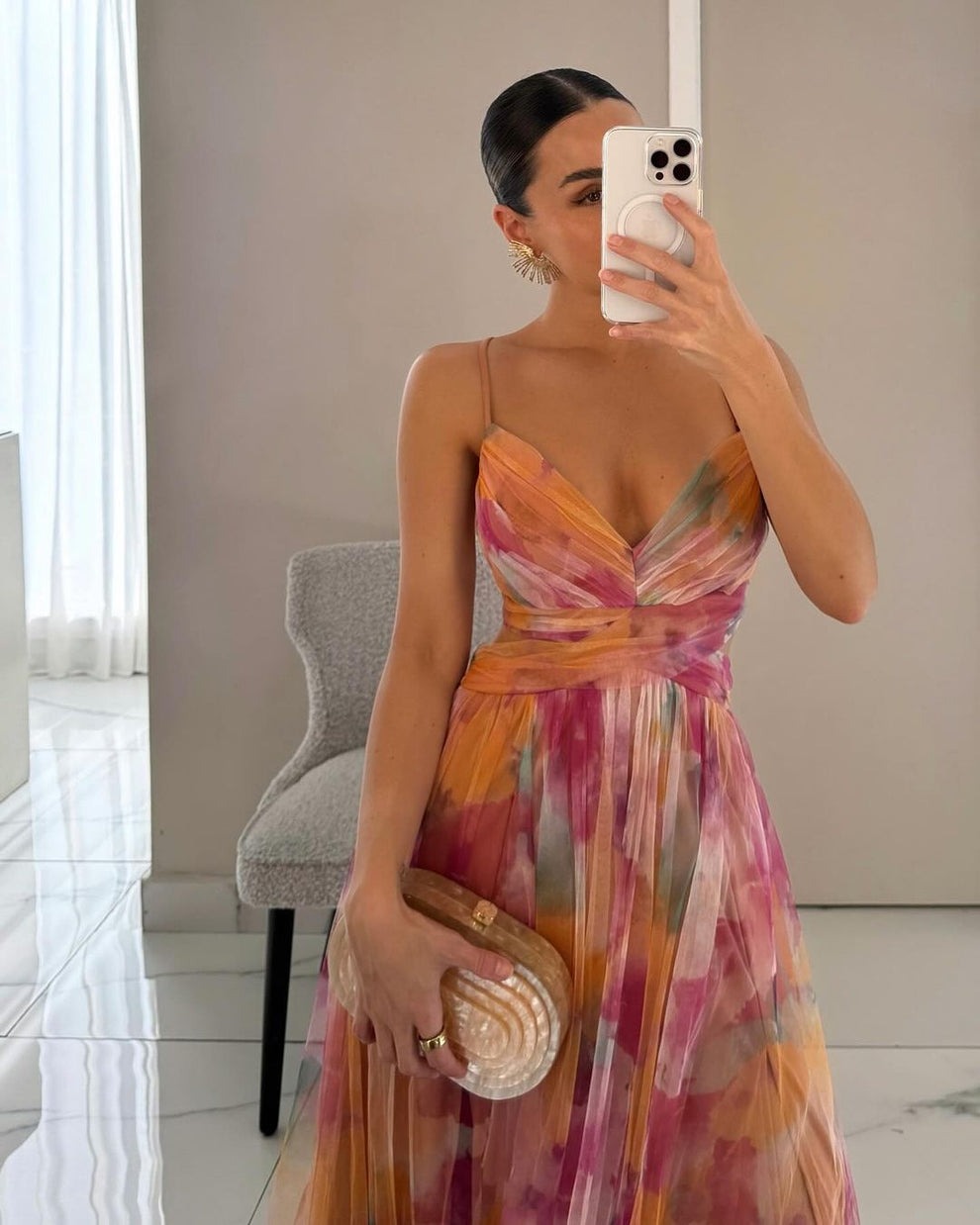 Sukienka Maxi w Kwiaty – Długa Letnia Sukienka Damska