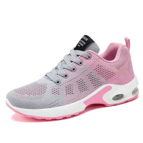 Damskie Buty Sportowe z Amortyzacją - Lekkie Sneakersy na Grubej Podeszwie