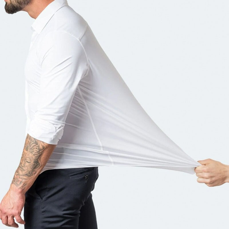 Koszula Męska Slim Fit – Wizytowa Koszula z Długim Rękawem